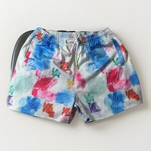 YoungLA 141 The Block Party Shorts COLOR SPLASH SIZE MEDIUM